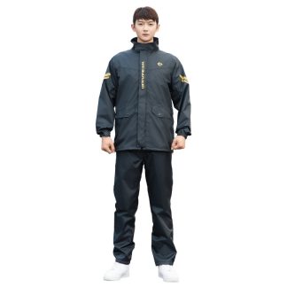 Reusable CPE Heavy Duty Raincoat Motorcycle with Reflective Strip