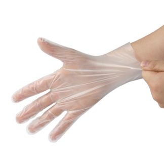 Disposable TPE Stretch Gloves Powder-Free Clear (200pcs/box)