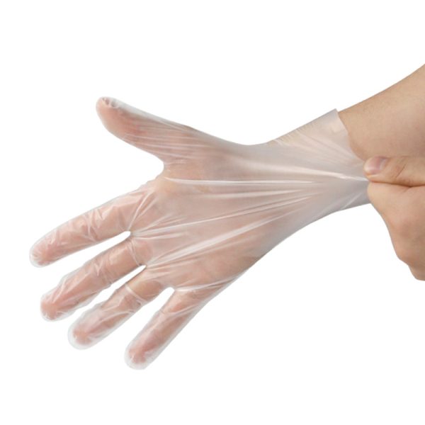 Disposable TPE Stretch Gloves Powder-Free Clear (200pcs/box)